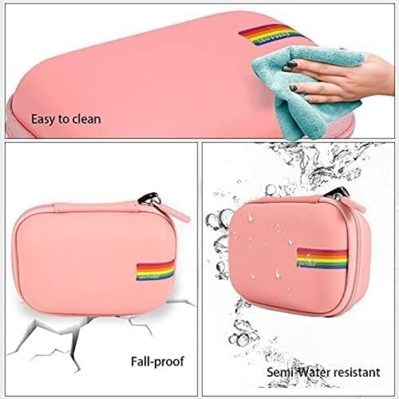 Pink hard Camera Case - Protect Your Digital Camera | universal zip close kids - Picture 3 of 6